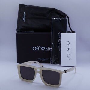 Off-White OERI13W STRATFORD 6107 Square Sunglasses – Beige/Grey
